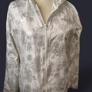 Fila Women's White Jacket size small NWOT windbreaker lightweight